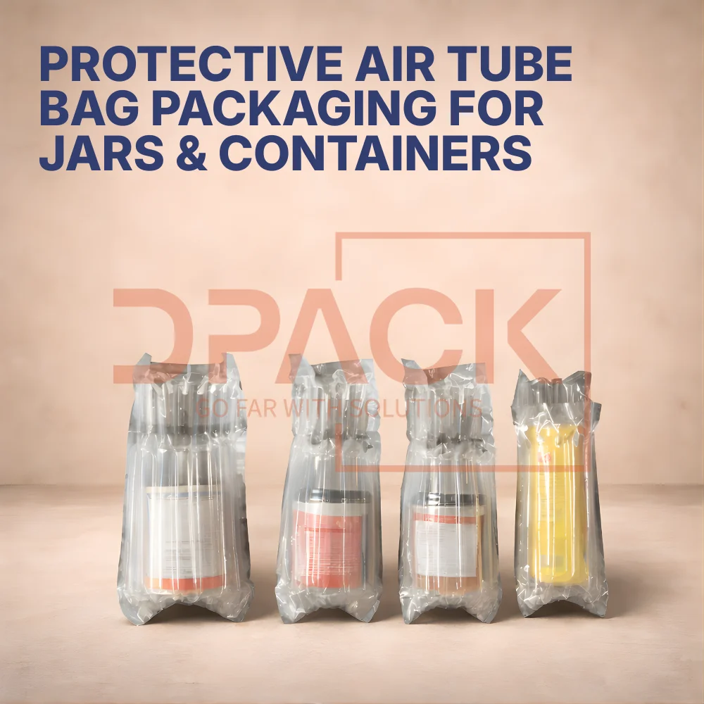 Protective Air Tube Bag Packaging for Jars & Containers